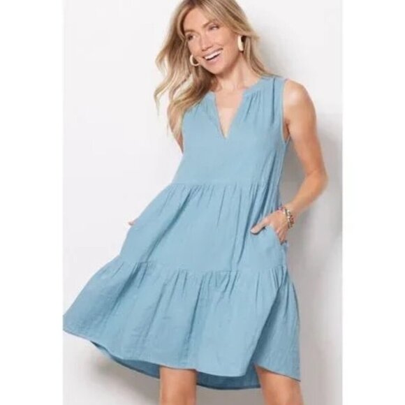 Sundry Dresses & Skirts - Evereve Sundry French Blue The Everyday Dress Pockets size: 2 = M